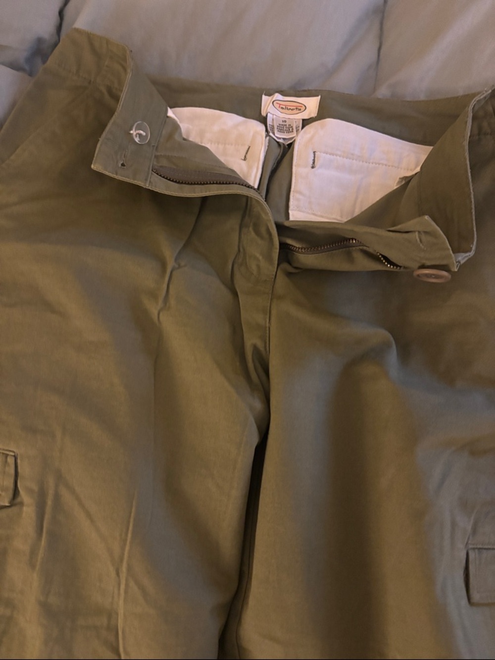 Talbots capri Casual Olive Green Cargo Pants